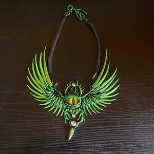 Custom art with latex necklace